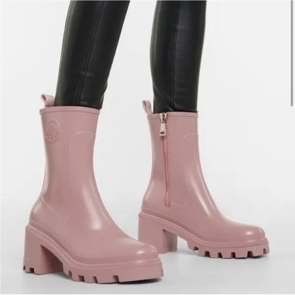 Moncler Loftgrip Boots Pink Size 36 - Picture 7 of 7